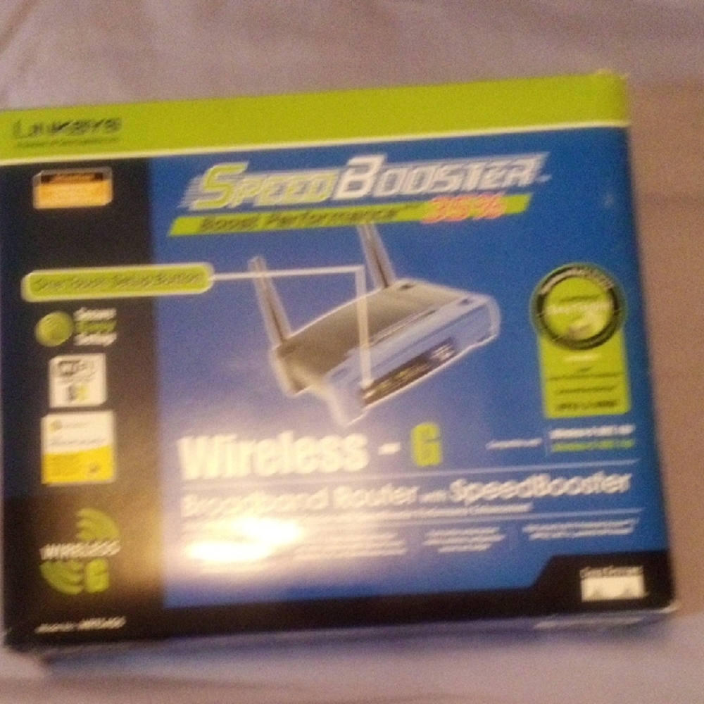 Linksys Wireless-G Broadband Router with SpeedBooster